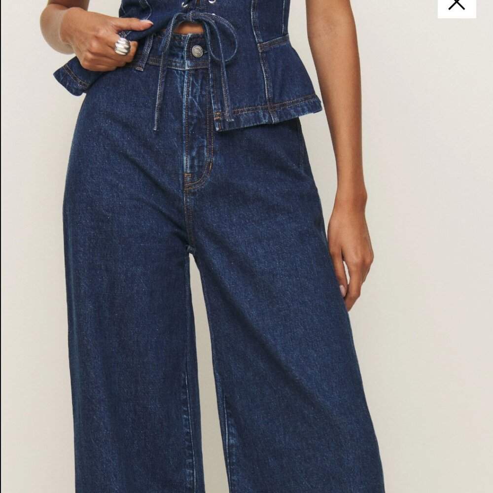 Reformation Austin ultra-high rise wide leg jeans size 30- Kacey Musgraves - Picture 2 of 8